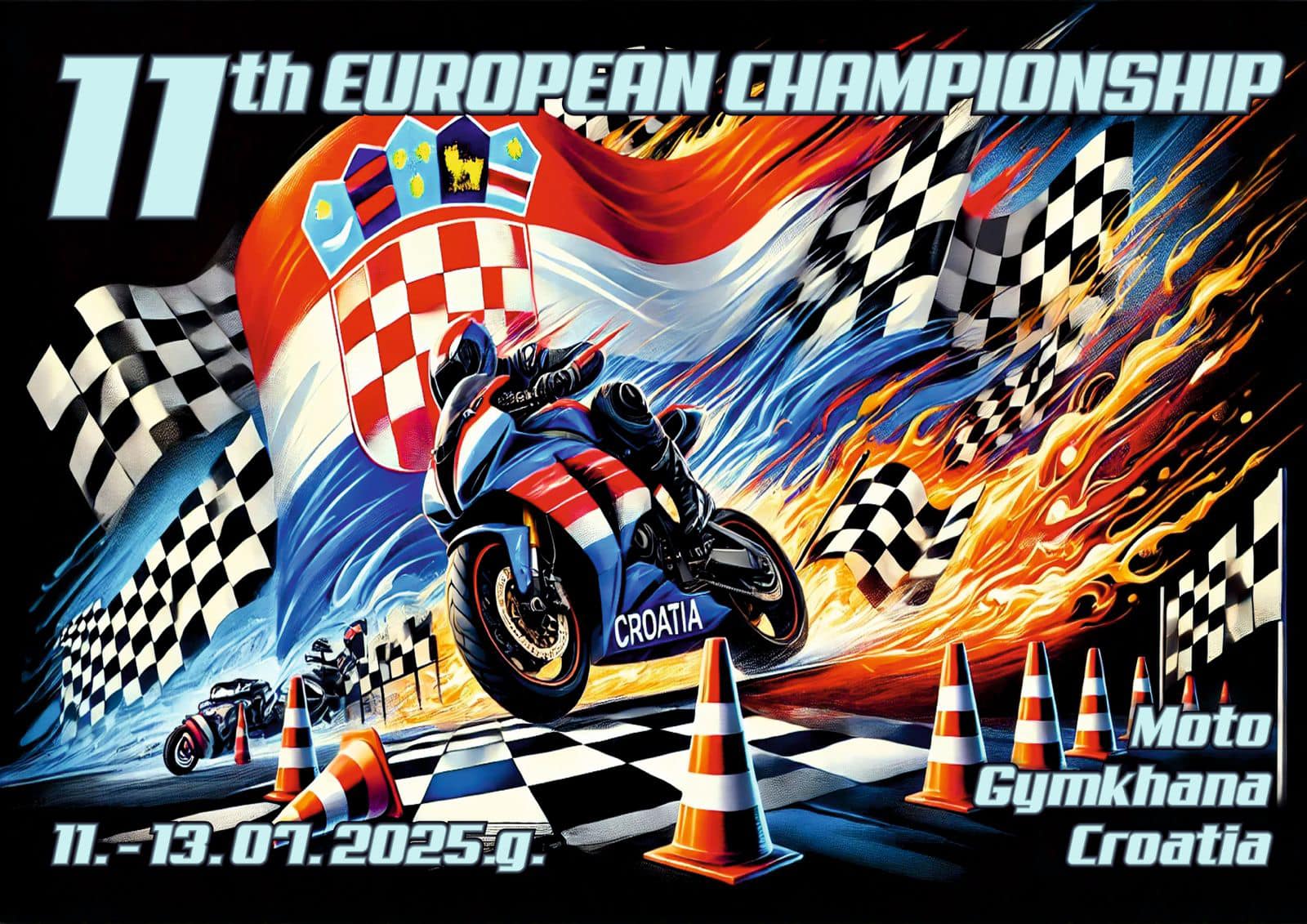 11. Europsko prvenstvo Motogymkhana Croatia 2025.